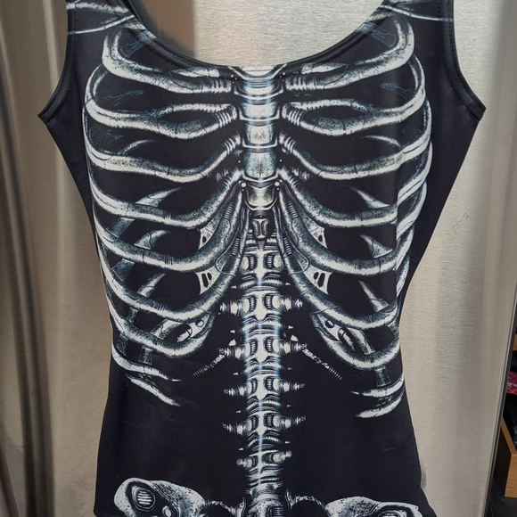 Rare BlackMilk Mechanical Skeleton Swimsuit XS - Picture 8 of 14
